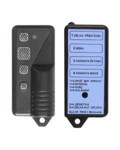 Sanela kaugjuhtimispult müntide ja žetoonide parameetrite reguleerimiseks SLD 05