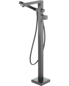 Deante Blur vannisegisti põrandale paigaldatav dušikomplektiga titanium BQL_D17M