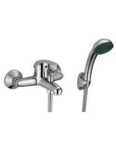 Duši-/vannisegisti komplekt ECOLINE 8713; Cr