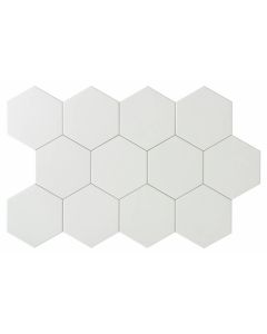 Keraamiline plaat Mayolica Essence White 14x16 Hexagon (pakis 0,44m2/26tk)