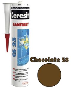 Sanitaarsilikoon Ceresit CS 25 chocolate (58)
