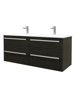 Valamukapp Harma Serena 1210x460x518 mm, koos valamuga, must tamm