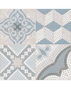 Keraamiline seina- ja põrandaplaat Gayafores Tessela sinine 33,15x33,15 R9 17449