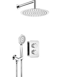 Deante Therm peidetud dušikomplekt termostaatsegistiga BOX kroom BXYZ0EBT