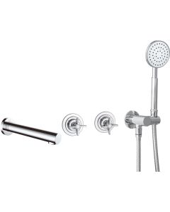 Deante Temisto vannisegisti peidetud dušikomplektiga kroom BQT_018P