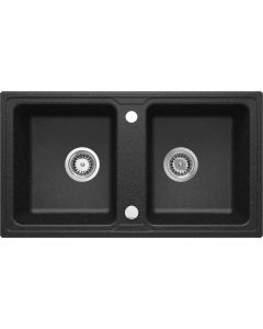 Deante Zorba graniidist köögivalamu must ZQZ_2203 780x435x180 mm