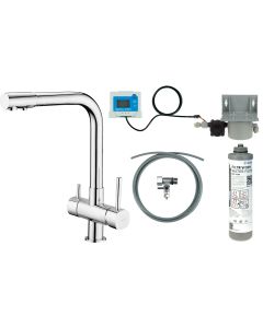 Deante köögisegisti, veefiltrikomplektiga, kroom BCHF065M