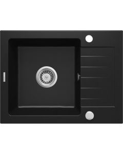 Deante Zorba graniidist köögivalamu must ZQZ_N11A 580x440x164 mm