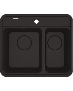 Deante Momi graniitköögivalamu must ZKM_N503 600x520x229 mm