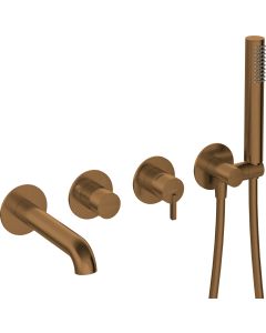 Deante Silia vannisegisti 4-avaline peidetud harjatud pronks BQS_C18P