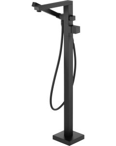 Deante Blur vannisegisti põrandale paigaldatav dušikomplektiga matt must BQL_N17M