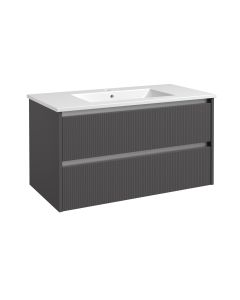 Harma valamukapp valamuga, alumiiniumprofiilid, matt hall, 100 cm