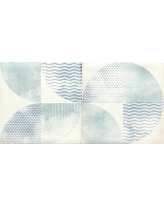 Keraamiline dekoorplaat Retro Blue-Green 20X40 WITMB523 3-osaline komplekt