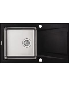 Deante Prime graniidist köögivalamu must ZSR_G113 860x500x220 mm