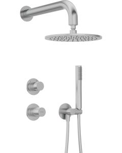 Deante Silia Hexa peidetud dušikomplekt dušiotsikuga harjatud teras NHS_F9YK