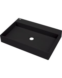 Deante Correo graniitvalamu 40x60 cm pinnapealne segistialusega matt must CQR_NU6S