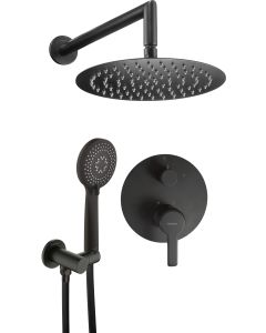 Deante Arnika peidetud dušikomplekt matt must NAC_N9QP