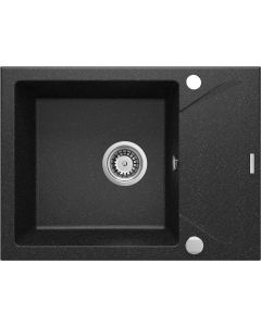 Deante Evora graniitköögivalamu must ZQJ_211A 590x440x193 mm