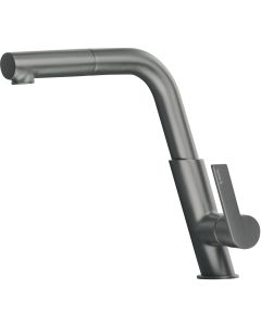 Deante Silia köögisegisti väljatõmmatava jooksutoruga, titaan BQS_D73M