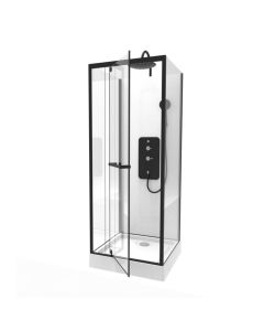 Dušikabiin Harma Cube 80x80x210-230cm, madal alus