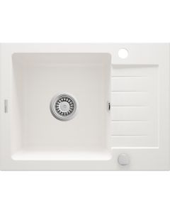 Deante Zorba graniidist köögivalamu valge ZQZ_A11A 580x440x164 mm