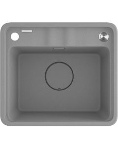 Deante Momi graniitköögivalamu hall ZKM_S103 500x440x230 mm