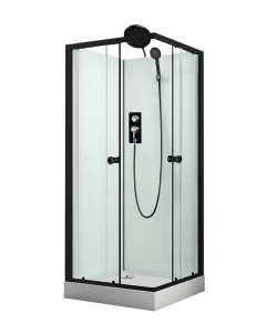 Dušikabiin Harma, SOLID 90x90x210-230 cm; madal alus (3 pakki)