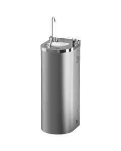 Sanela roostevabast terasest põrandale paigaldatav joogifontaan pudelitäitega SLUN 43S