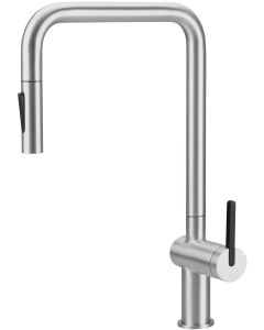 Deante Momi köögisegisti väljatõmmatava jooksutoruga, harjatud teras BKM_F73N