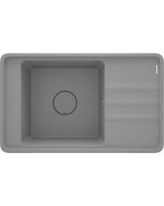 Deante Momi graniitköögivalamu hall ZKM_S11B 820x500x229 mm