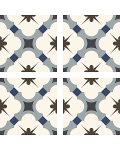 Keraamiline seina- ja põrandaplaat Gayafores Taco Grace sinine 16,5x16,5 R9 15916