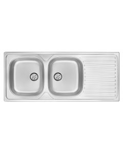 Deante Techno roostevabast terasest köögivalamu ZEU_0210 1165x500x140 mm