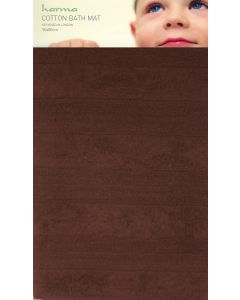 Harma vannitoavaip 50x80cm 100% puuvill-Tumepruun