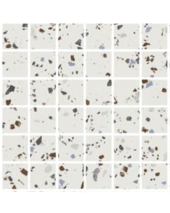 Keraamiline seinaplaat Apavisa South valge mosaiik 5x5 30x30