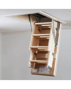 Pööninguluuk LEX70 700×1130/2700 isolatsioon 70mm, puittrepp