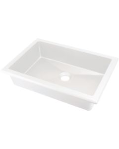 Deante Correo graniitvalamu 35x50 cm alt paigaldatav süvistatav matt valge CQR_AU5U