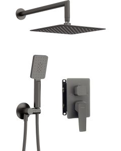 Deante Blur peidetud dušikomplekt segistiga BOX titanium BXYZDQLM