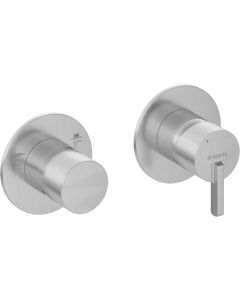 Deante Silia dušisegisti, horisontaalne, ümberlülitiga, harjatud teras BQS_F46P