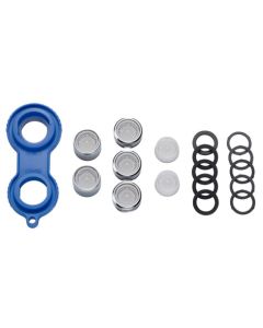 Vett säästev aeraatorite komplekt Bubble-Stream, 18 osa, M22 + M24, 8,3 l/min