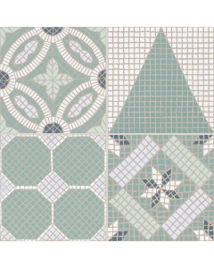 Keraamiline seina- ja põrandaplaat Gayafores Tessela roheline 33,15x33,15 R9 17445
