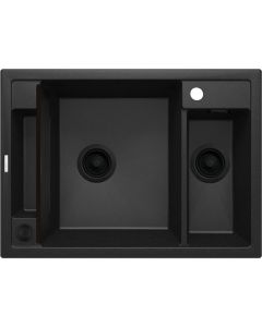 Deante Magnetic graniidist köögivalamu must, magnetiline ZRM_G503 690x500x219 mm