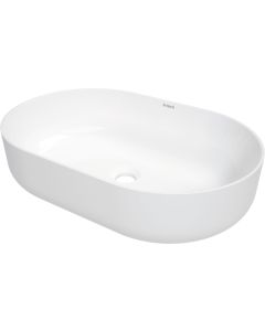 Deante Round keraamiline valamu 38x58 cm pinnapealne valge CGR_6U6S