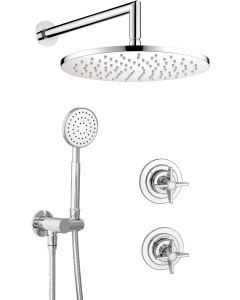 Deante Temisto peidetud dušikomplekt kroom NAC_09QT