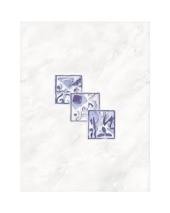 Keraamiline dekoorplaat Lucie Grey 20X25 WITGX110