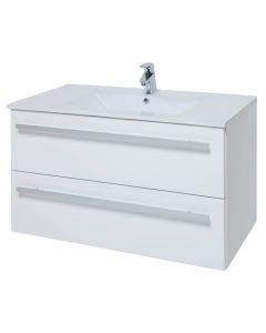 Valamukapp Harma Serena 915x465x518 mm, koos valamuga, valge