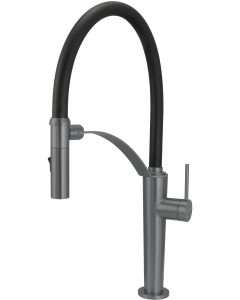 Deante Corda köögisegisti painduva jooksutoruga, 2 veevoolu režiimi, titaan BRC_D72M