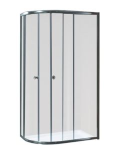 Dušinurk Harma DN040 120x80x190cm, 6mm kirgas turvaklaas, alusele