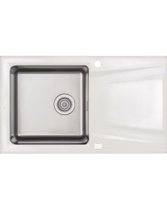 Deante Prime graniidist köögivalamu valge ZSR_A113 860x500x220 mm