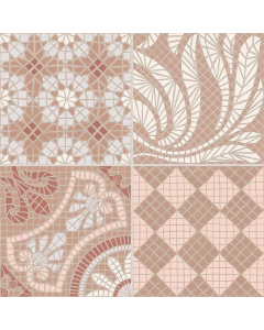 Keraamiline seina- ja põrandaplaat Gayafores Tessela roosa 33,15x33,15 R9 17457