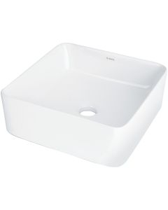 Deante Jasmin keraamiline valamu 34,5x34,5 cm pinnale paigaldatav valge CDJ_6U3S